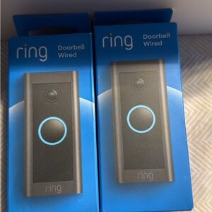 Ring Doorbell Wired with Blue Highlight